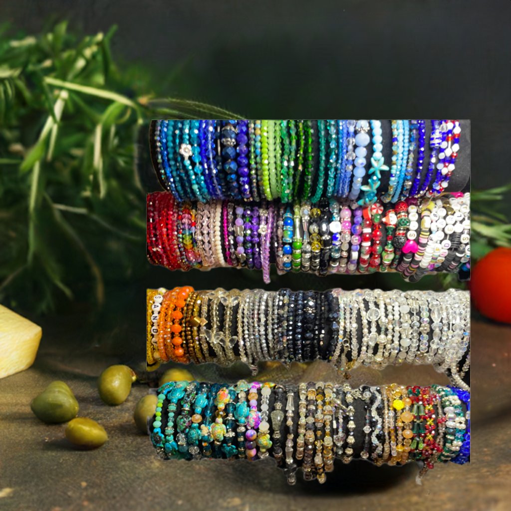 Austrian Crystal Stretch Bracelets 