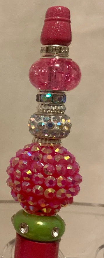 Sparkly Colorful Bubble Gum Bead-Able Pens