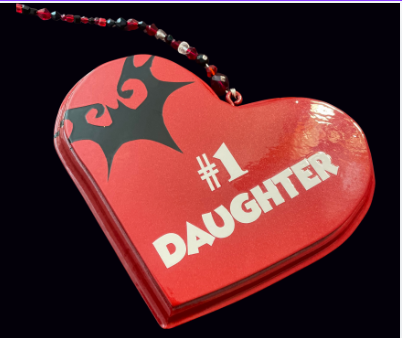 #1 Daughter  Red Bat 