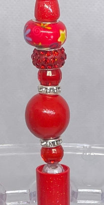 Red bubblegum pen