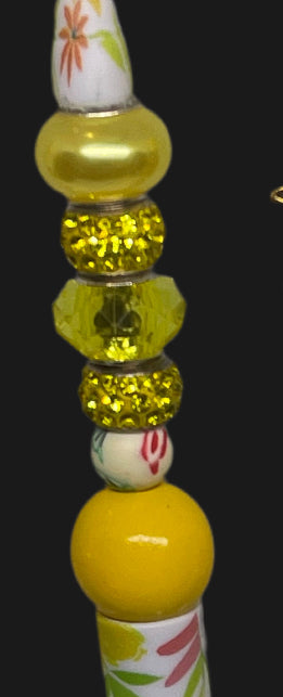 Sunshine Fun Time blinging bead-able Pen