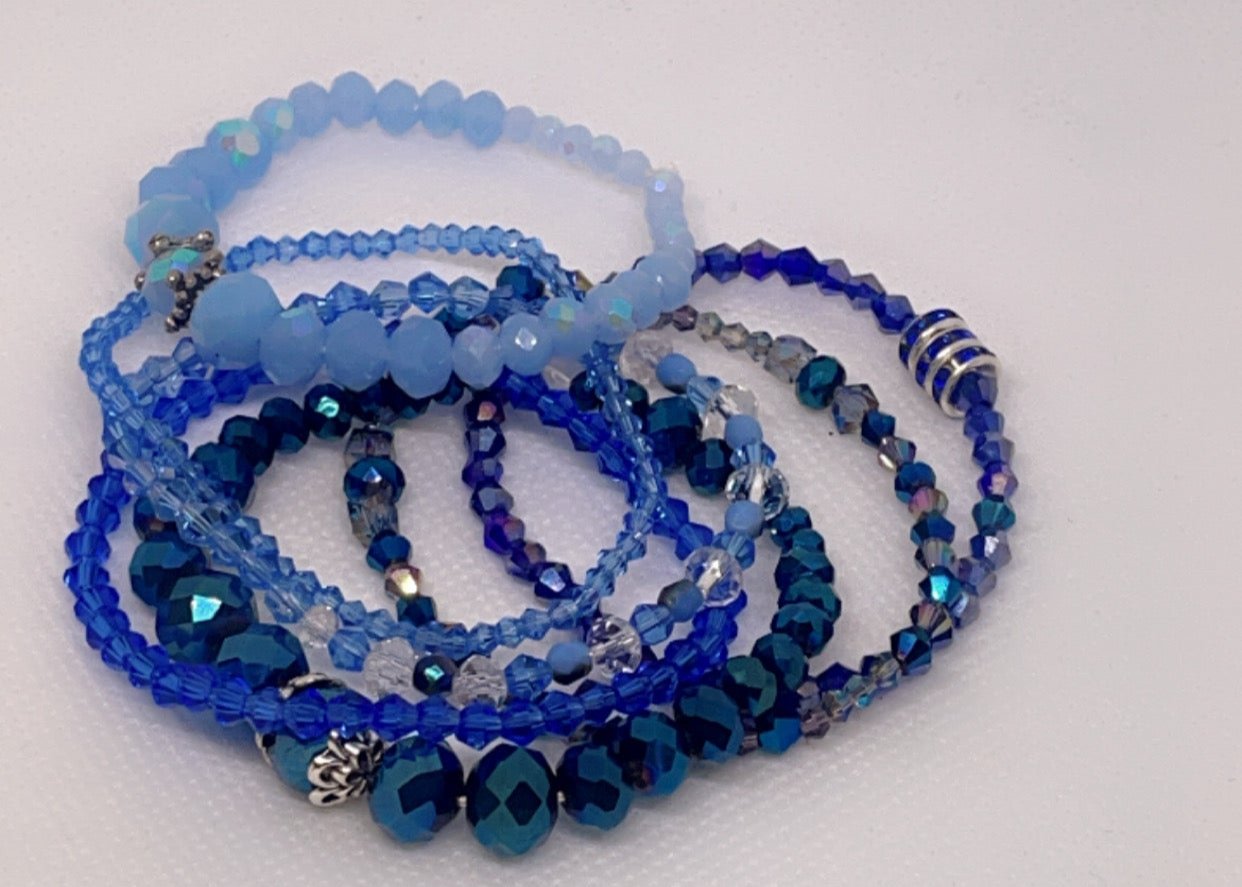 Blue Crystal Bracelets