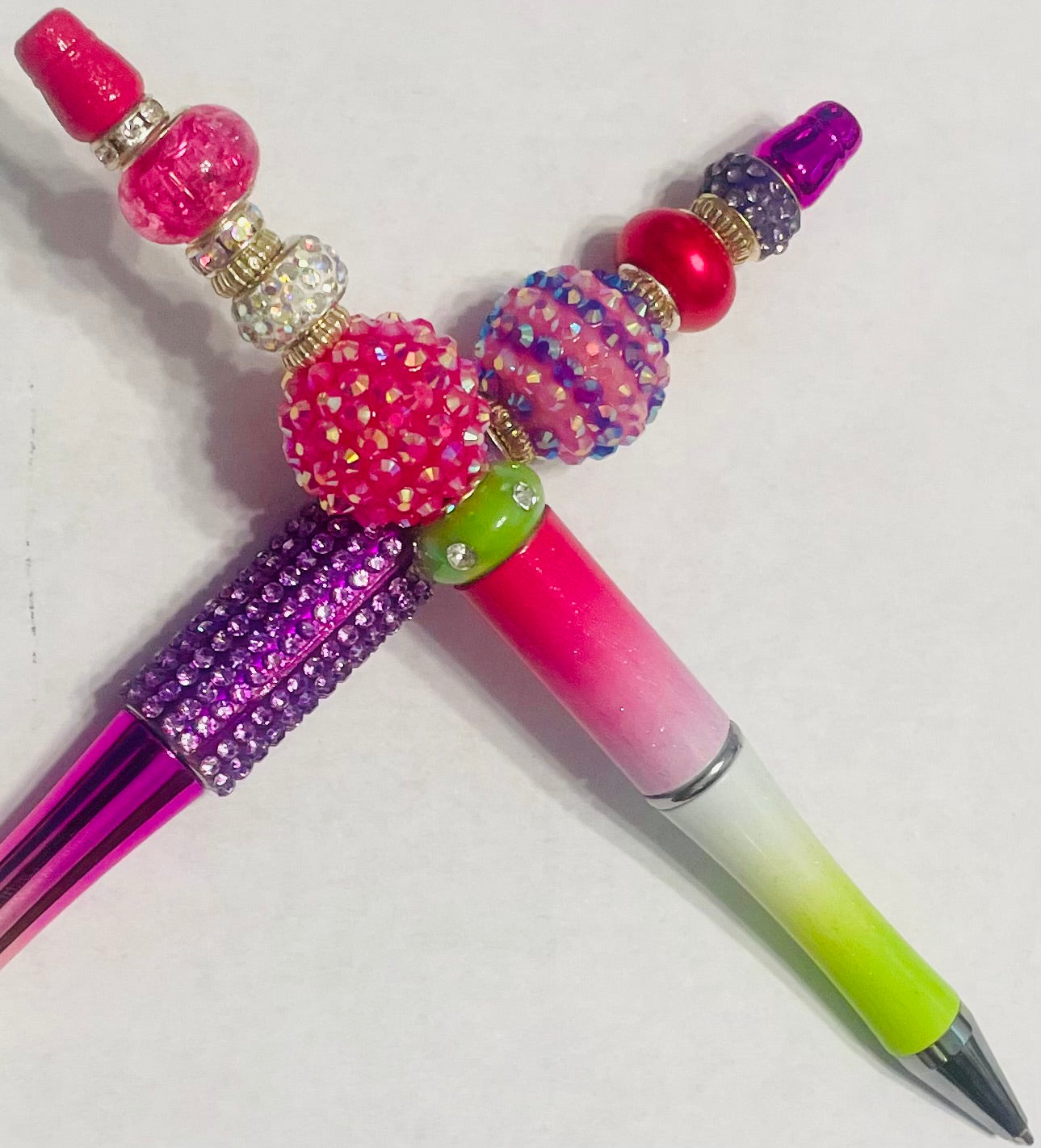 Bead-able Pens, fancy Whimsical Blinging Pen, retractable  