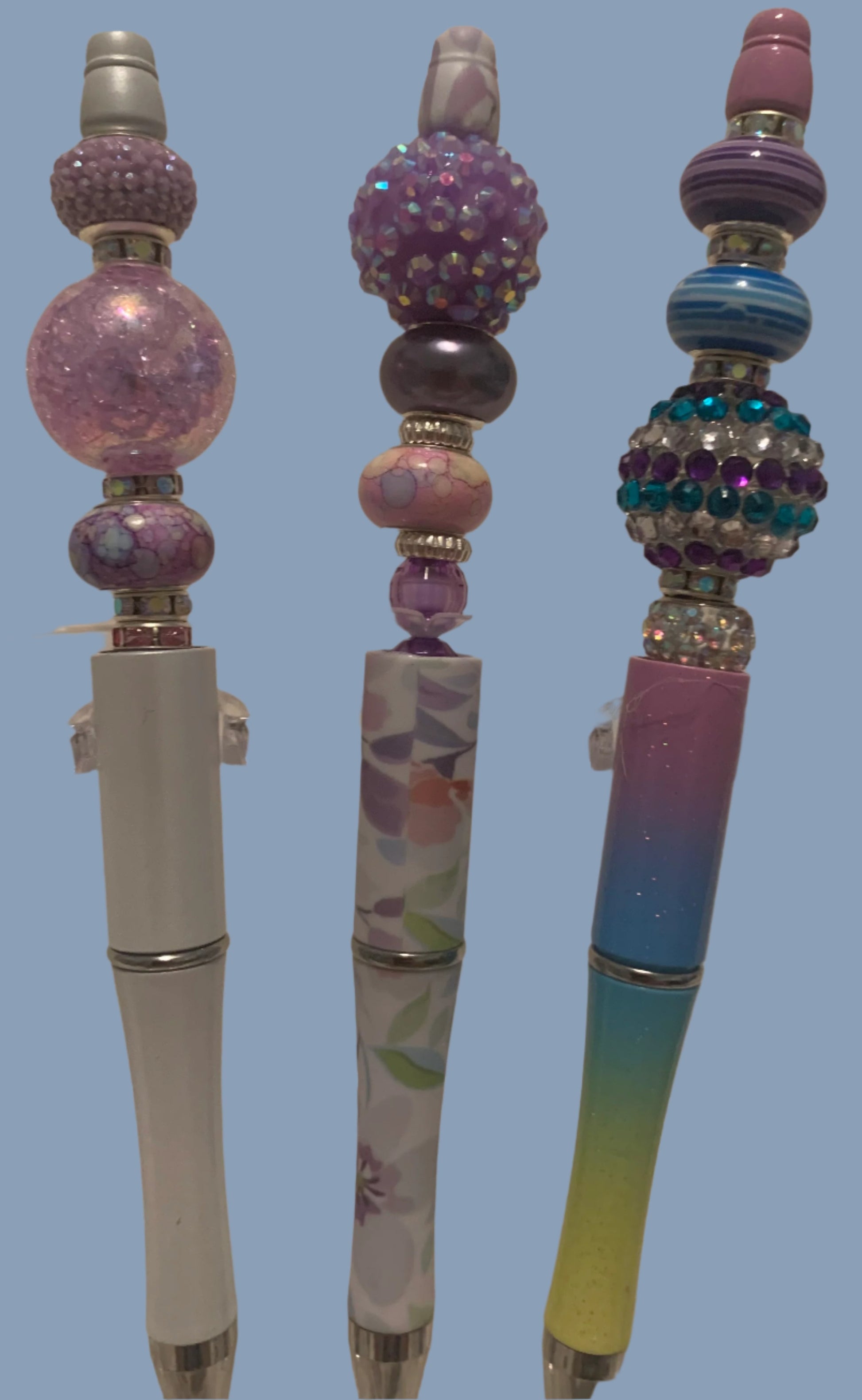 Bead-able Pens, fancy Whimsical Blinging Pen, retractable  