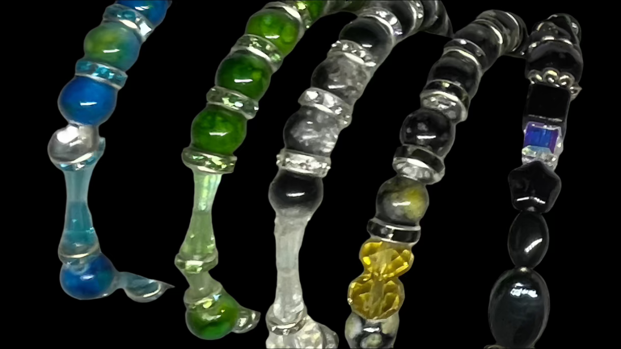 Chunky Tye Dye Bracelets multiple solid colors  