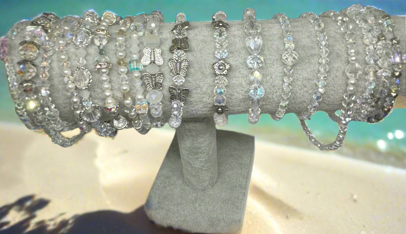 ClearAB  Australian crystal Bracelets  to choose from over 18 different styles beautiful one of a kind