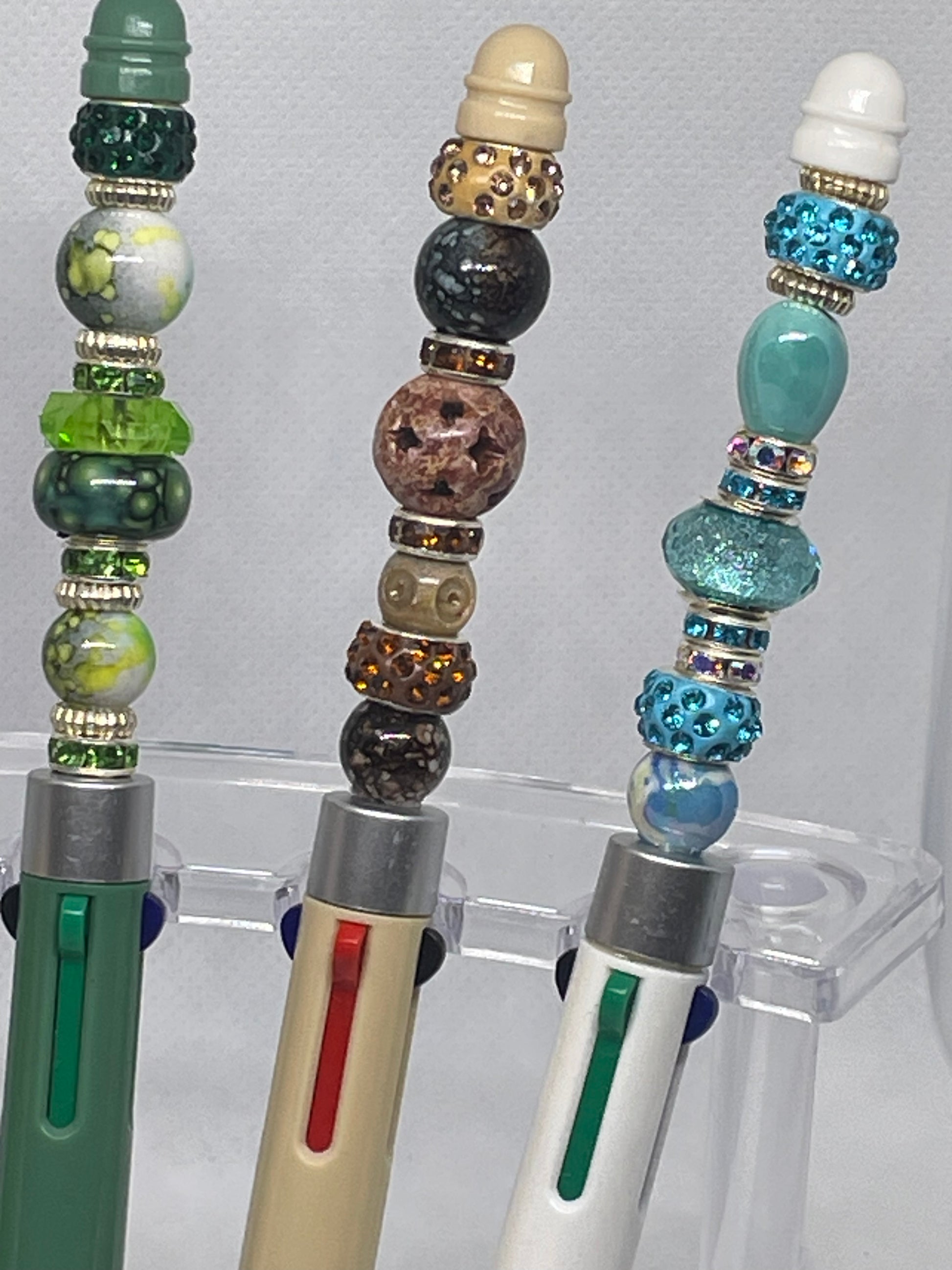 Emerald Gren, Tan and Blue 5 color Pen