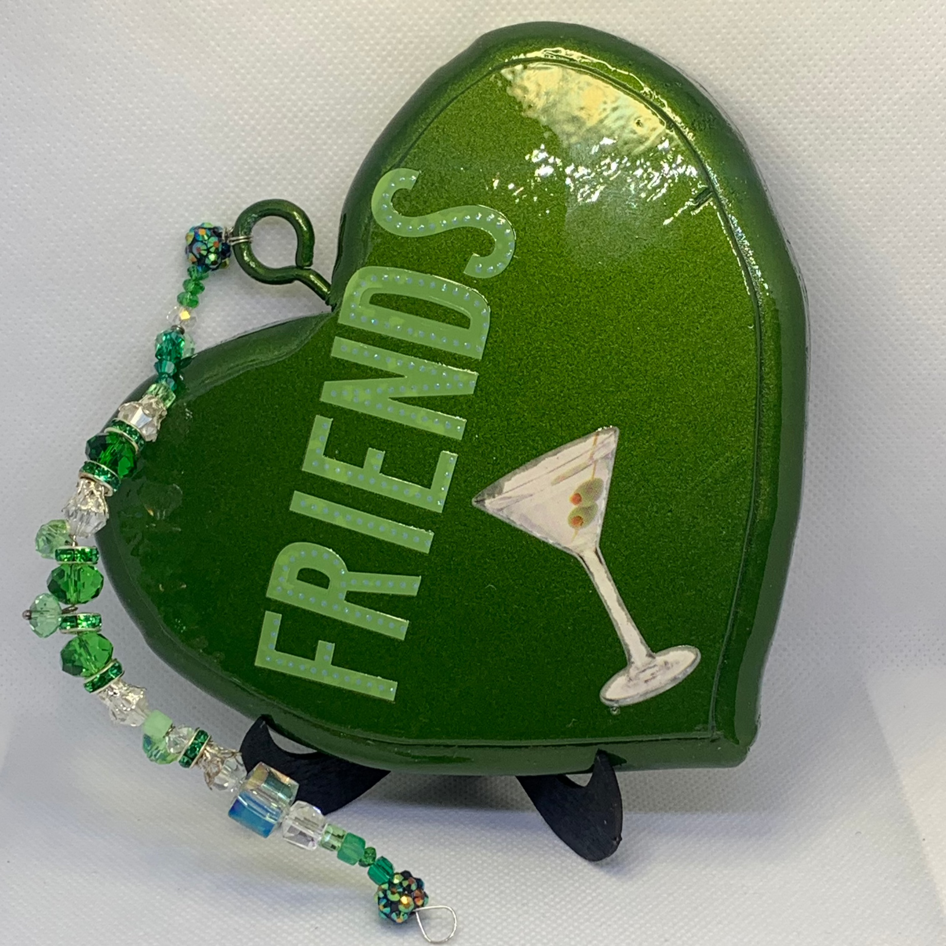 Friends Carved Personalized Heart