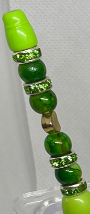 Mint Green Autumn Orange Bead-able Pens