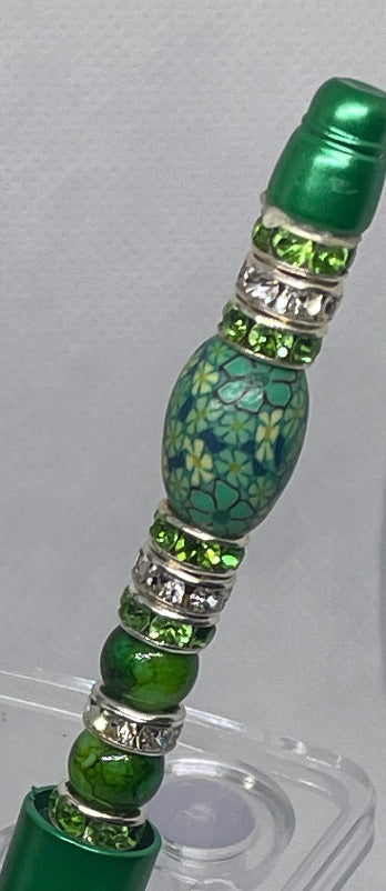 Mint Green Autumn Orange Bead-able Pens