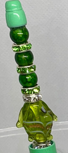 Mint Green Autumn Orange Bead-able Pens