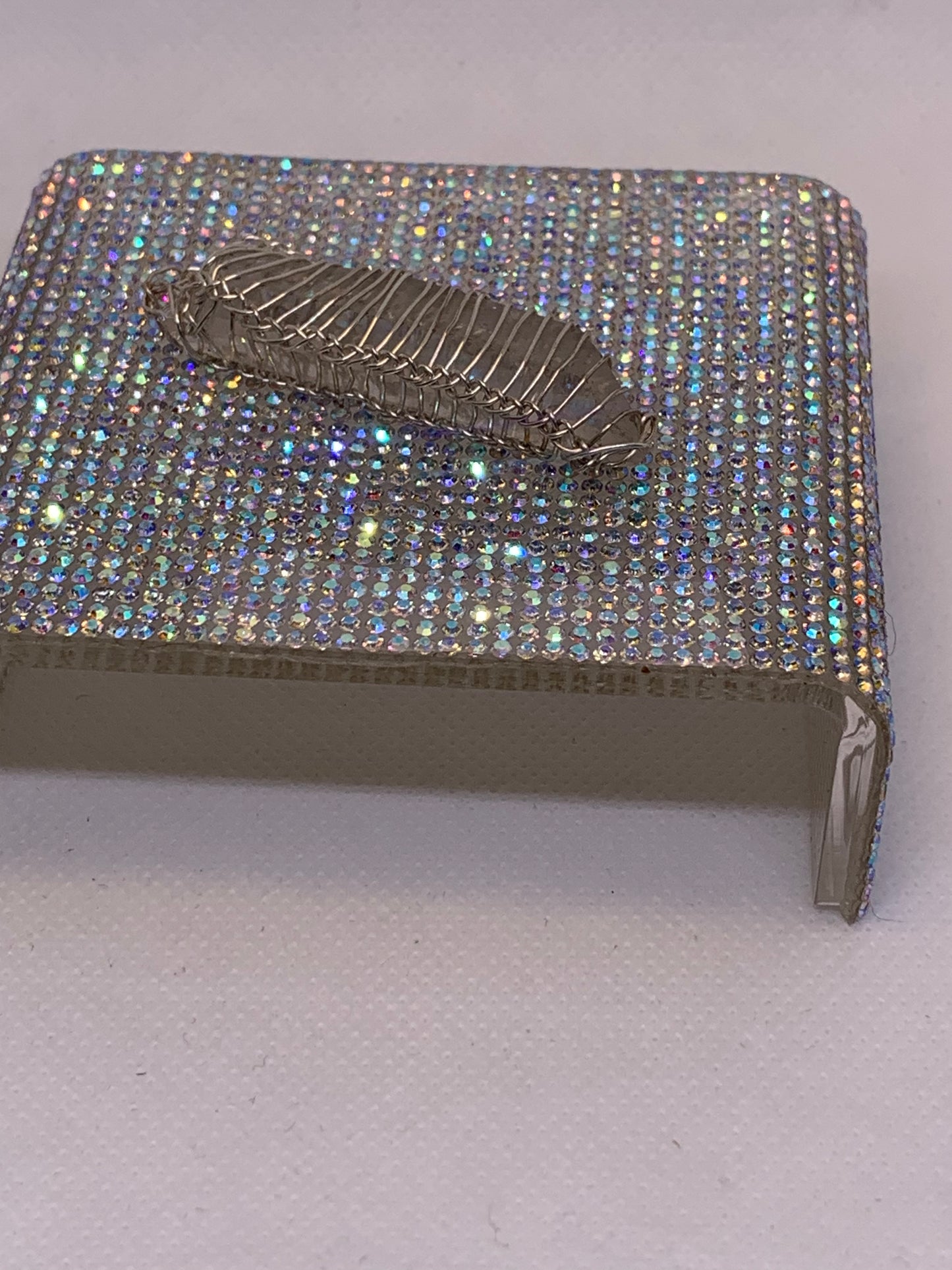 Quartz Pendants- Unique- Wire Art