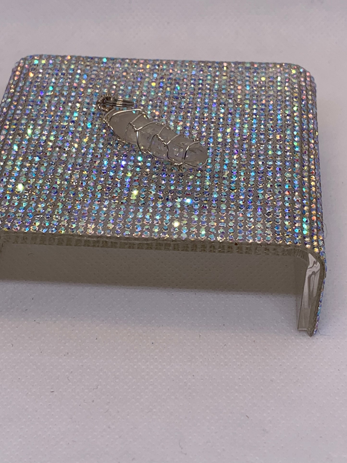 Quartz Pendants- Unique- Wire Art