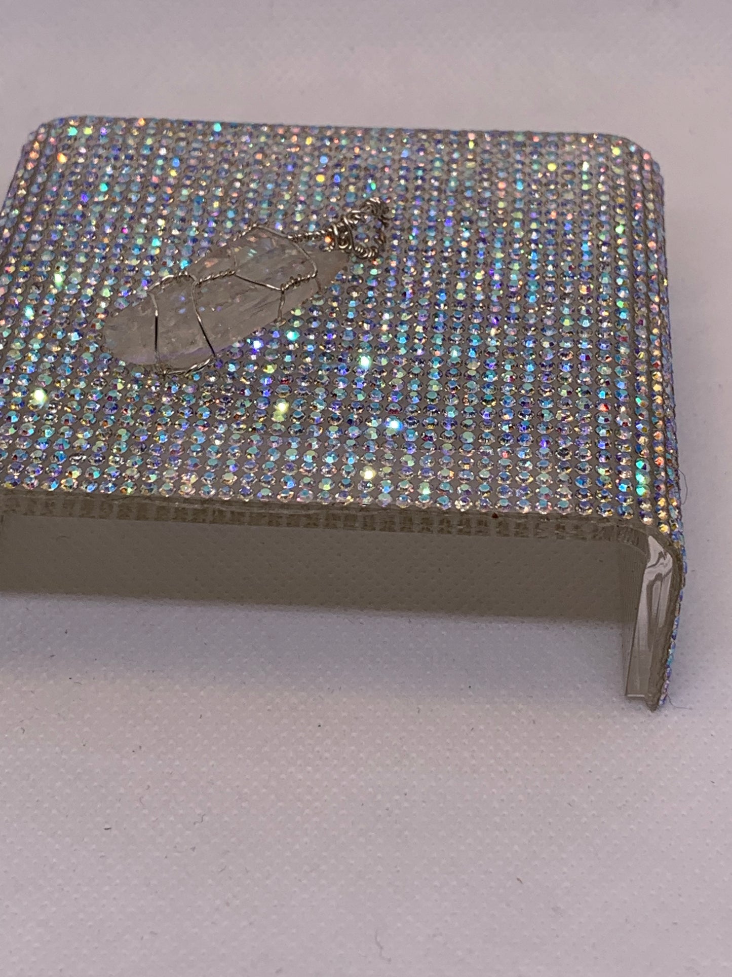 Quartz Pendants- Unique- Wire Art