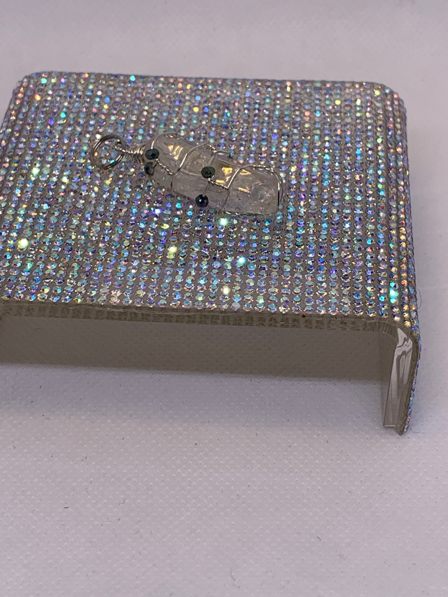 Quartz Pendants- Unique- Wire Art