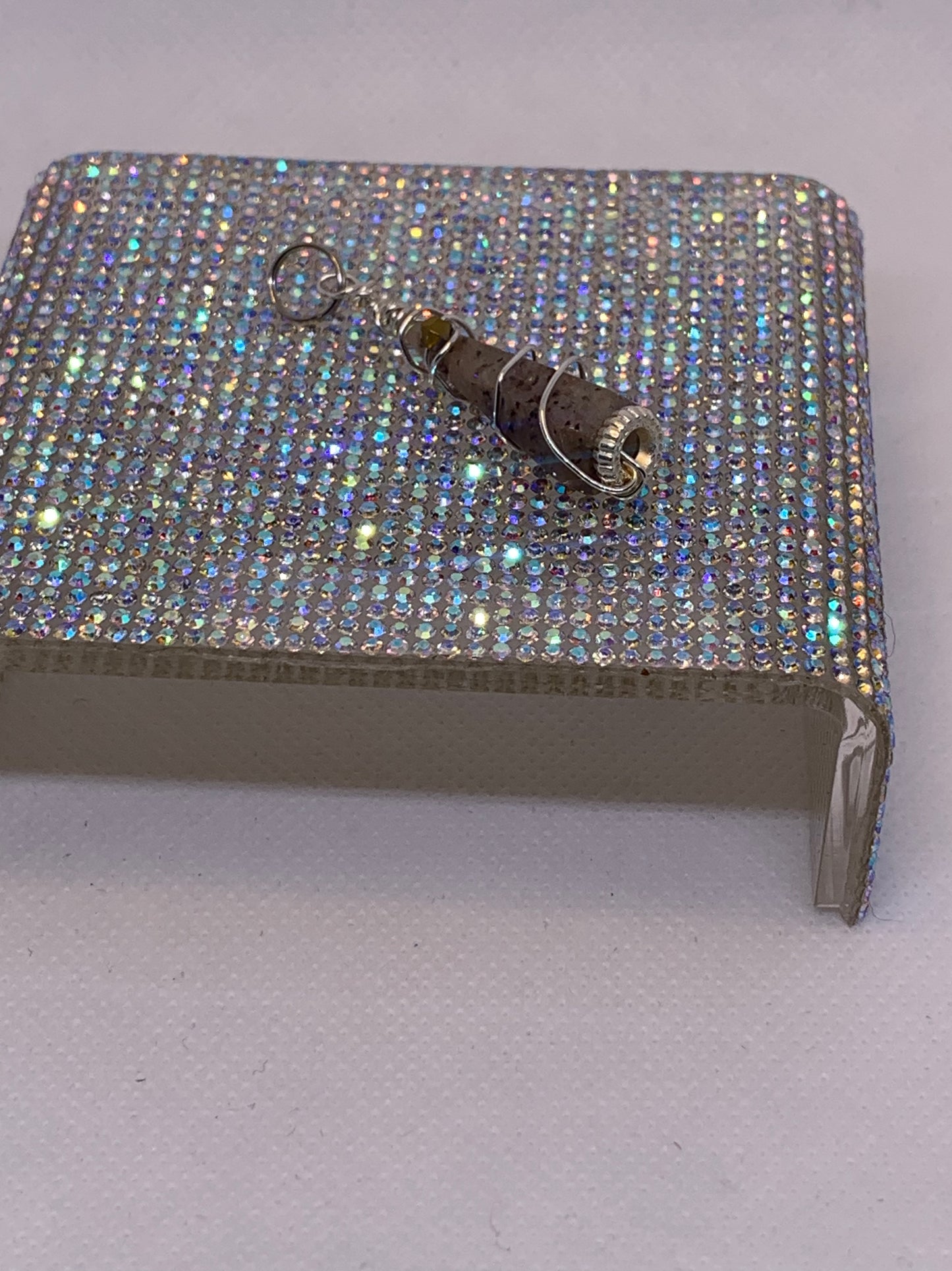 Quartz Pendants- Unique- Wire Art