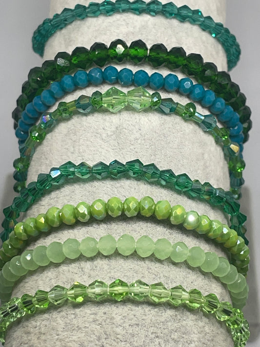 Green Forest Journey Bracelets - Candi’s Creations