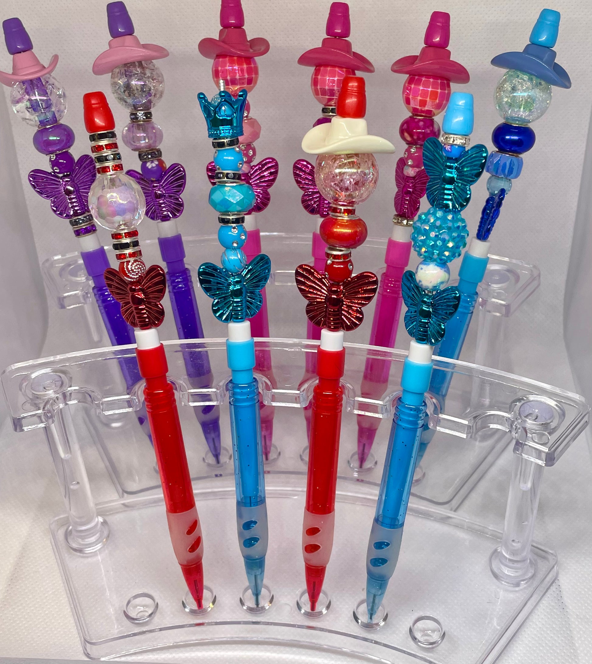 Butterfly-Inspired Bling: Glam Pens & Pencils for All - Candi’s Creations