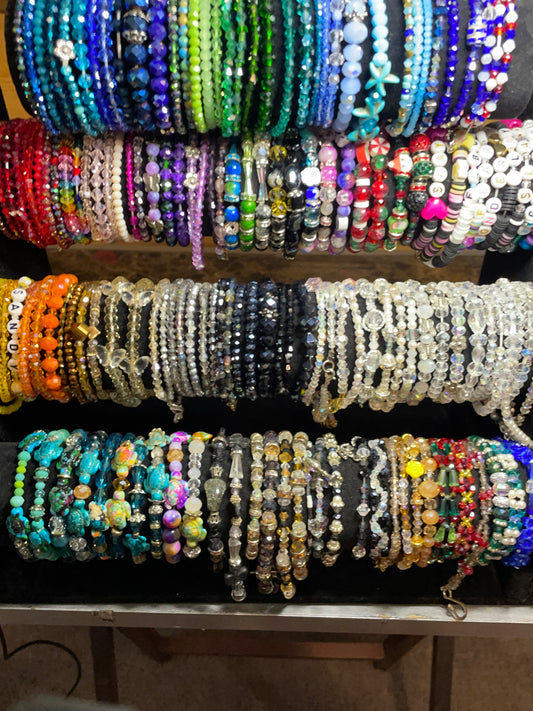 Stretchy Crystal Bracelets - Candi’s Creations