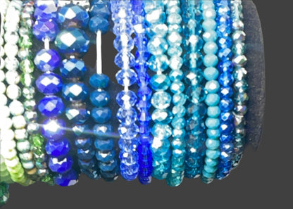 Mid night Blue Series crystal Bracelets