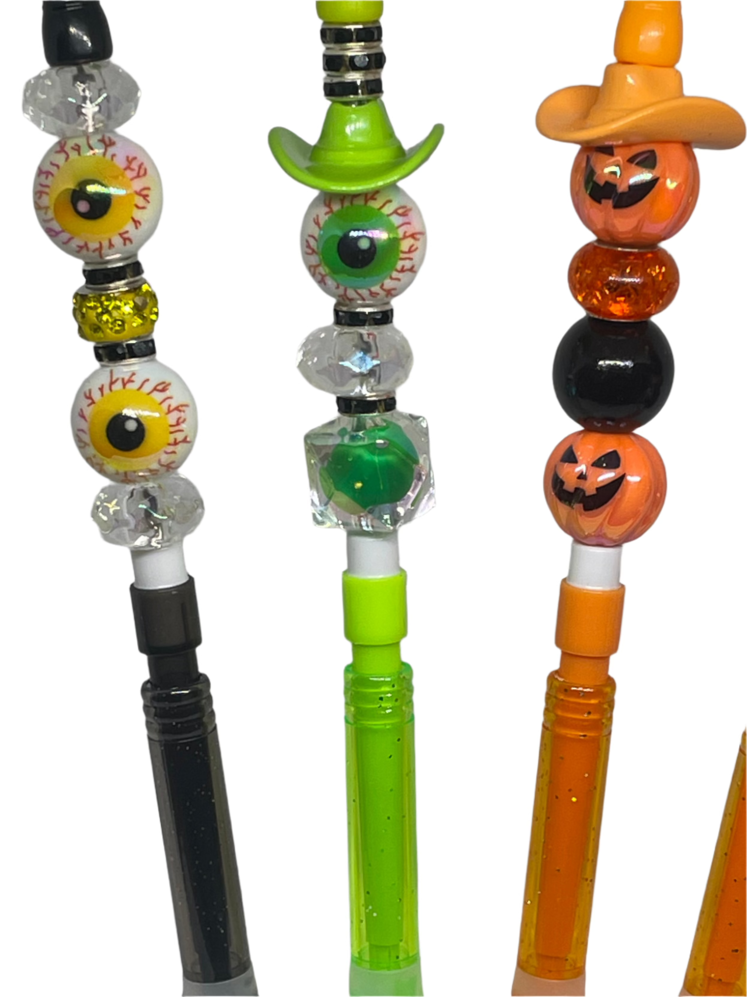 Pumpkin and Eye Ball BubbleGum Bling Pencils 