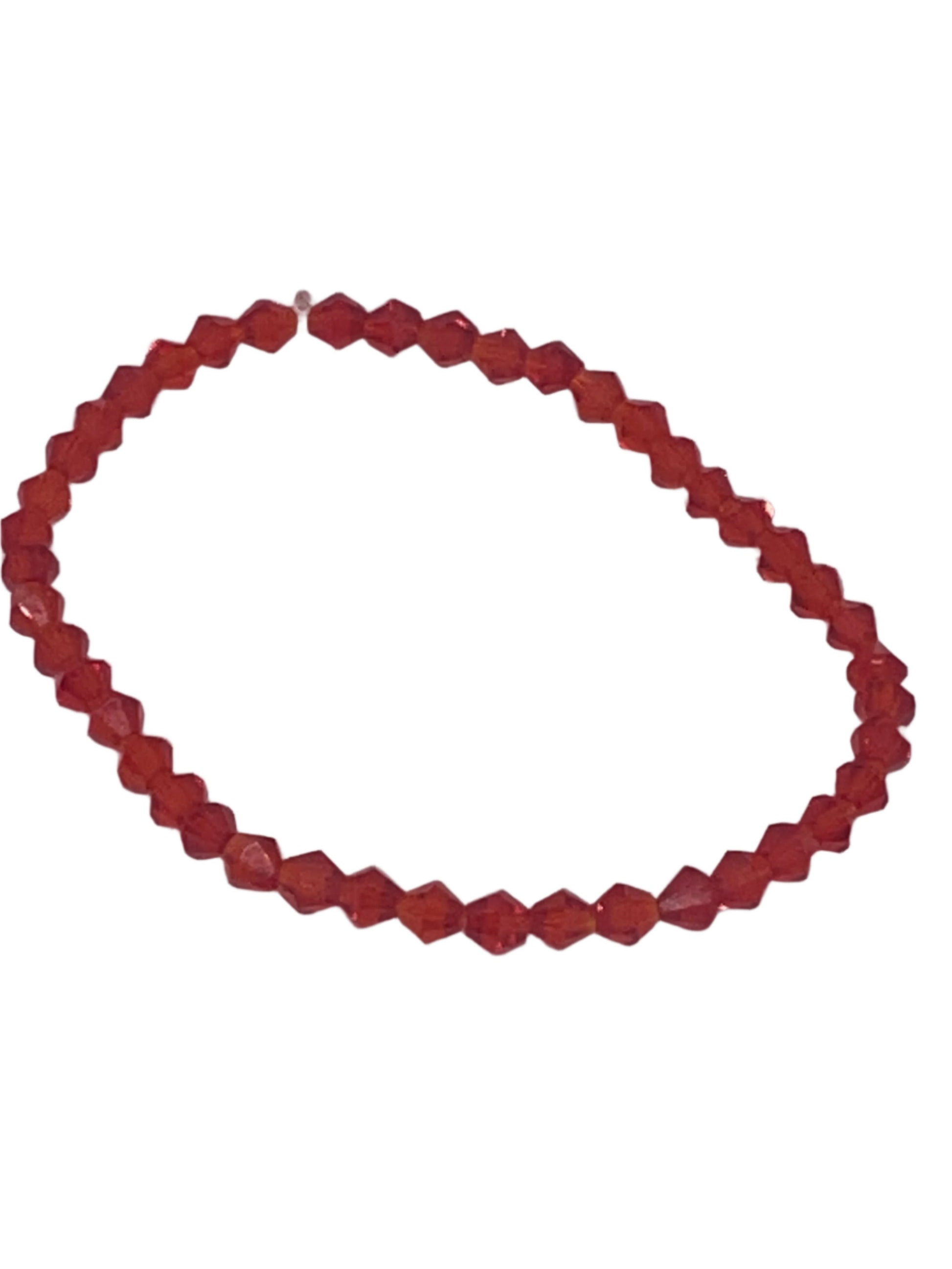 REDCLEAR BICONE CRYSTAL STRETCHY BRACELET