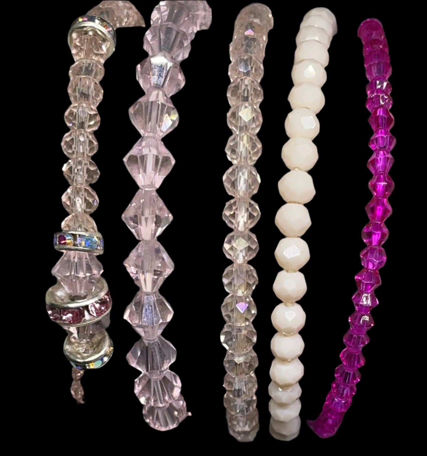 Radiant Pink Crystal Collection beautiful bracelets sparkling crystal your choice
