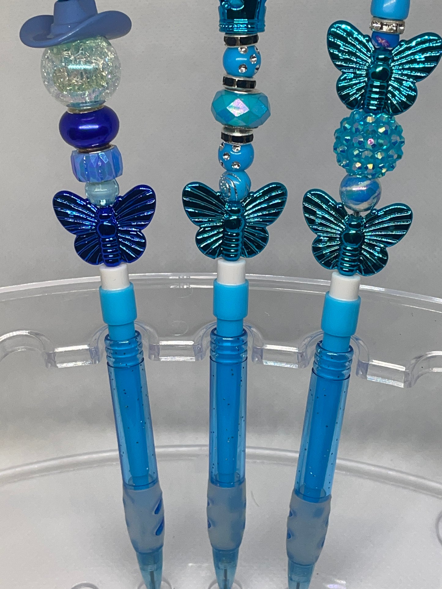 Sparkle & Shine Turquoise Mechanical Pencils  bead able  Pen