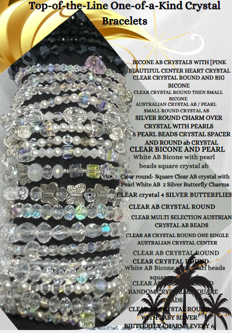 top of the line crystal bracelets 