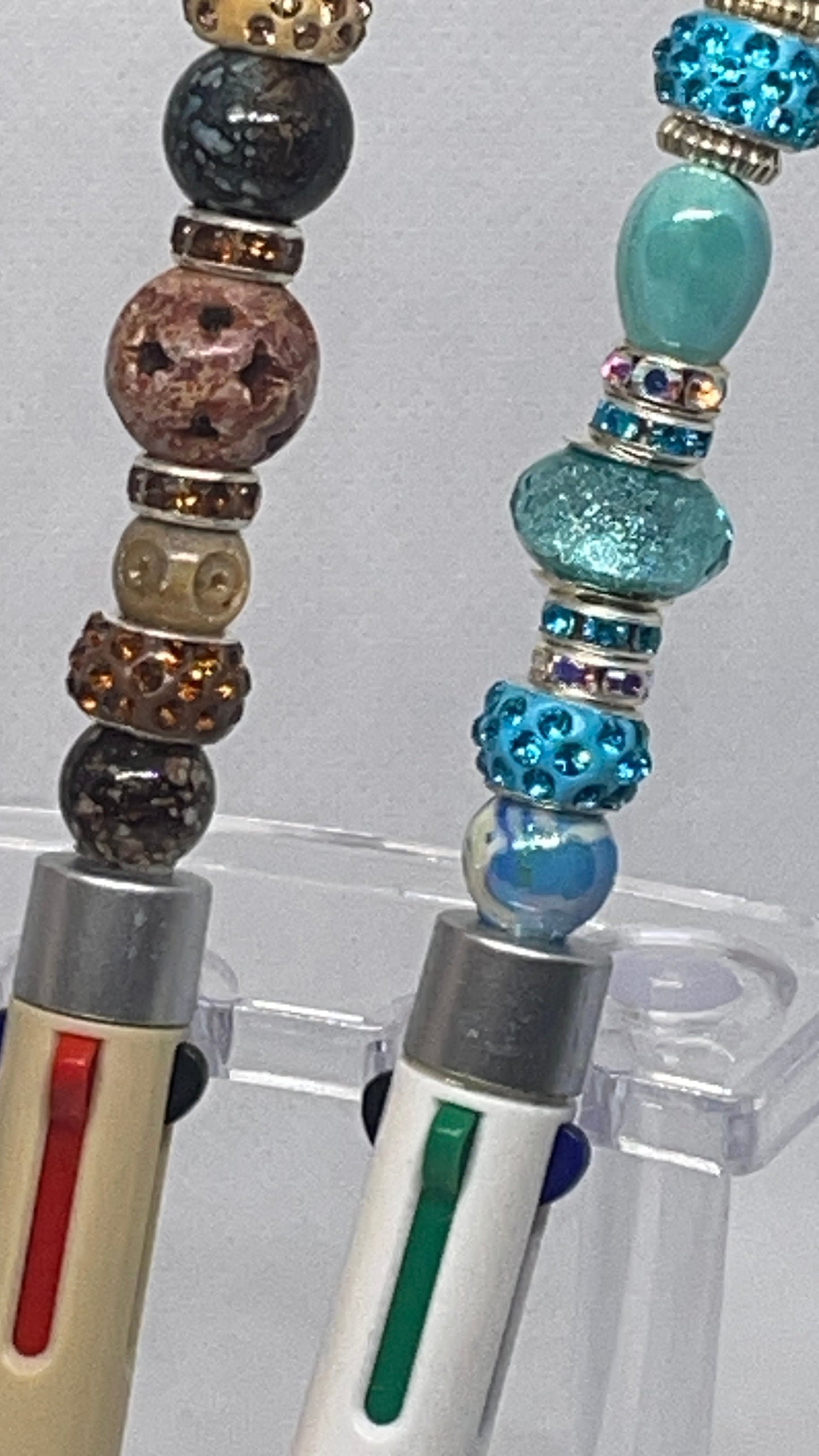 Tan and Blue 5 color Pen