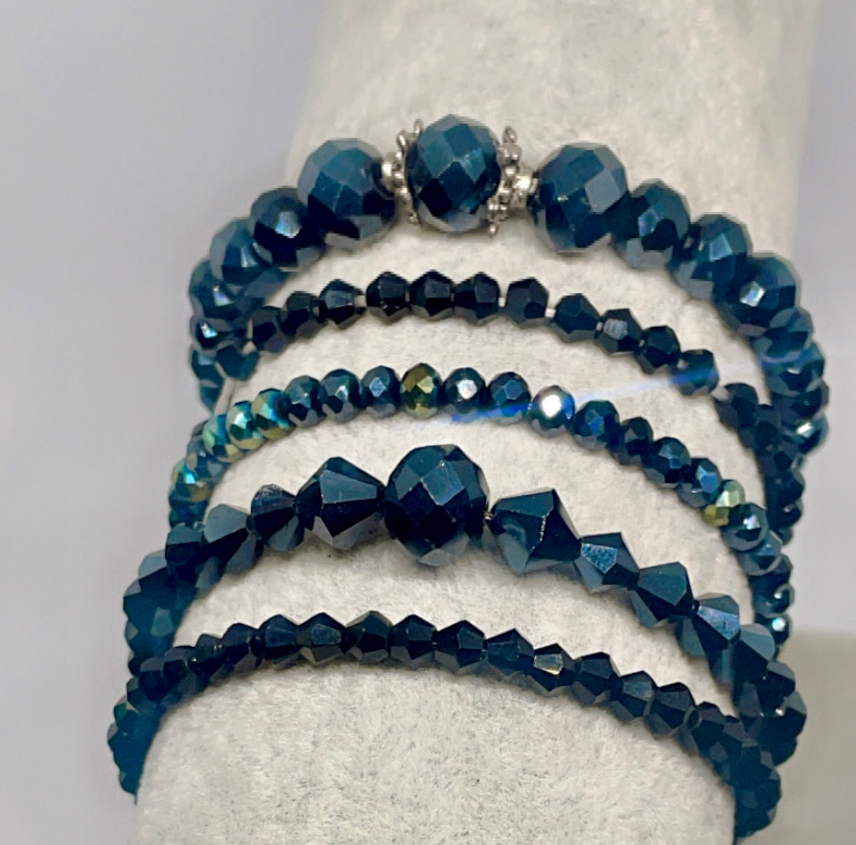 assorted black diamond crystal Bracelets