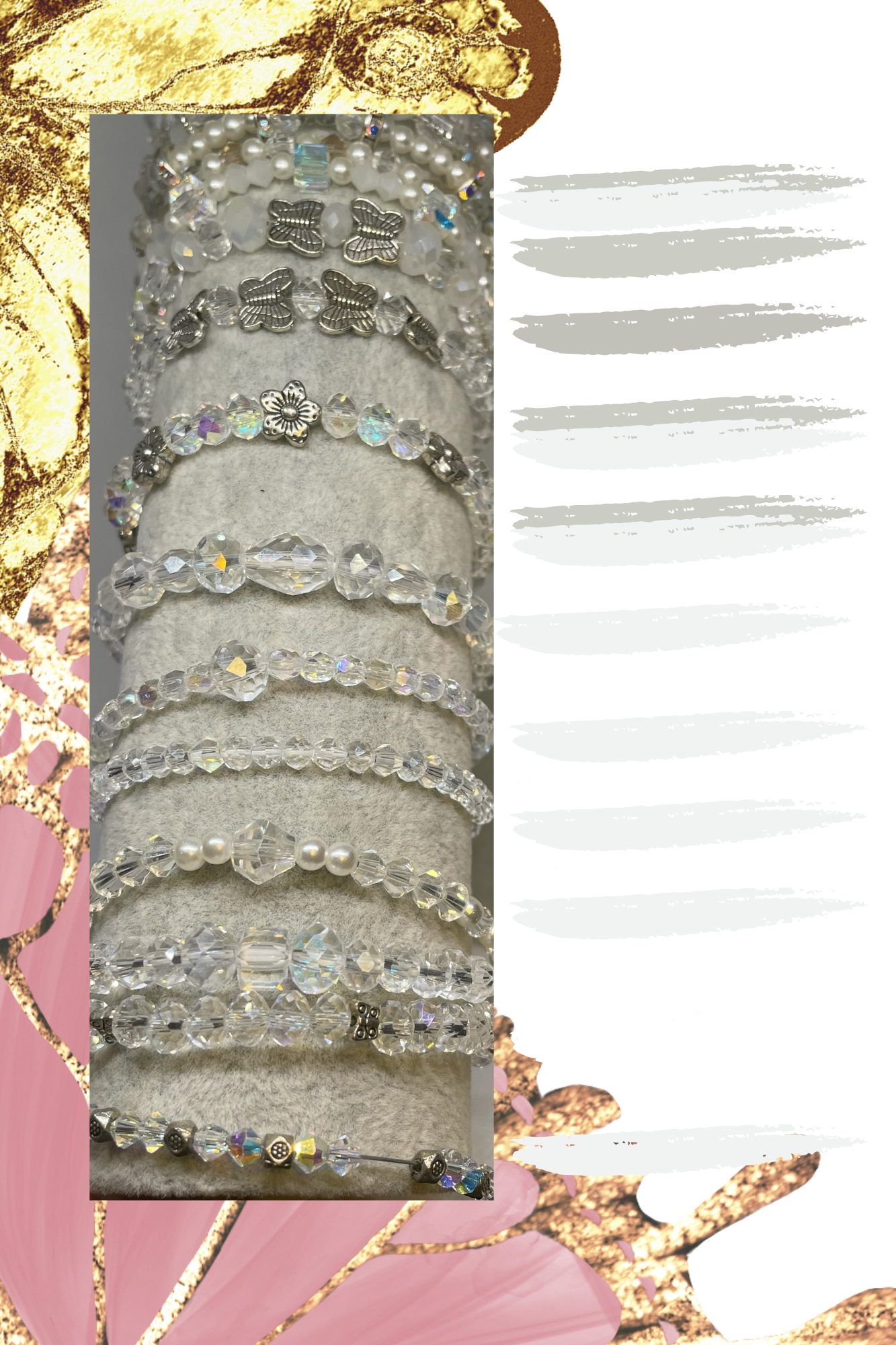 crystal selection bracelets
 