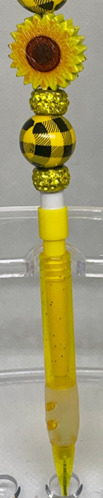 sunflower checkered pencil 